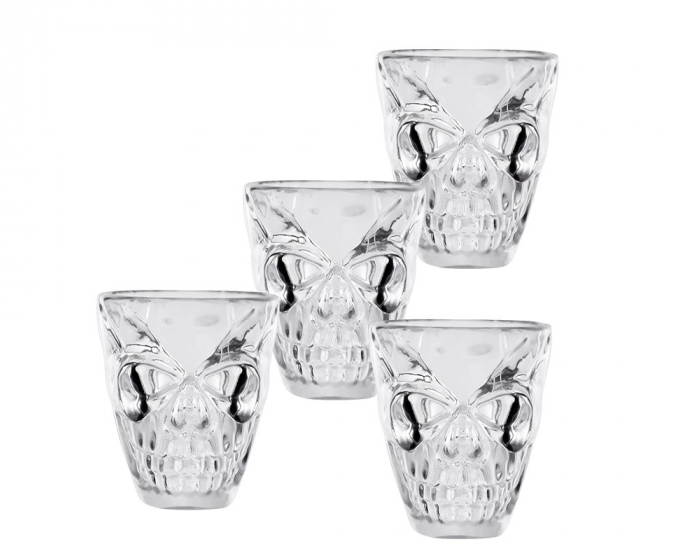 Shotglazen Schedel (4st) afbeelding