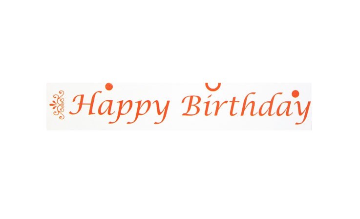 Sjerp'Happy Birthday'Rood afbeelding
