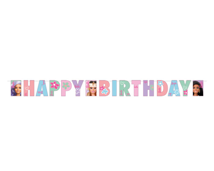 Letterslinger Barbie (180x15cm) afbeelding
