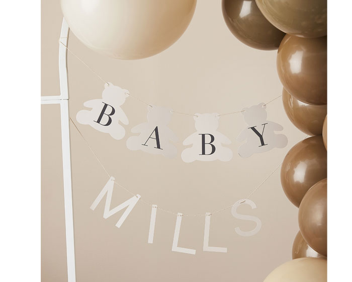 Slinger Teddy Bear Babyshower Ginger Ray afbeelding
