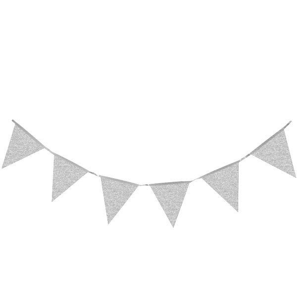 Glitter Slinger Zilver (6m) afbeelding