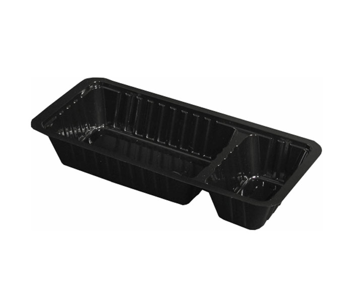 Snackbak + Sausvak A9-1 Zwart (250st) afbeelding