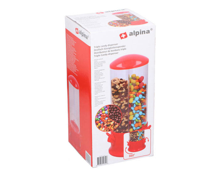 Alpina Snoepdispenser 3-vaks afbeelding