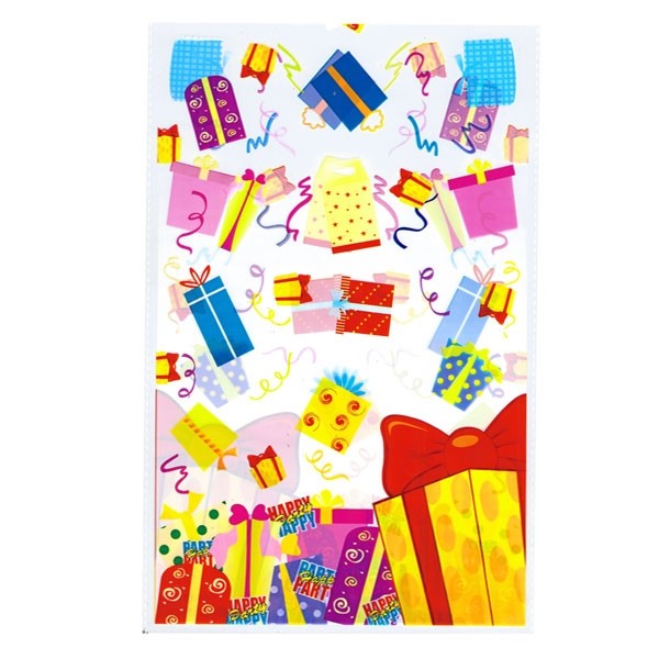 Uitdeelzakjes Cellofaan Cadeautjes (12st) afbeelding