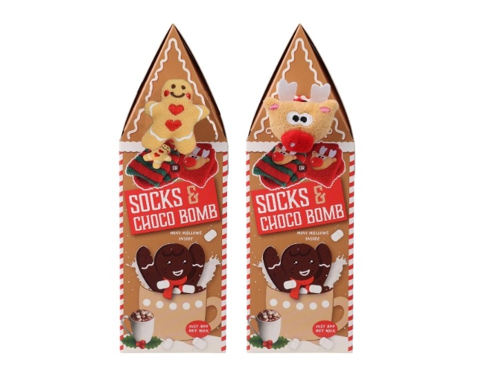 Kerstsok&Choco bomb set afbeelding