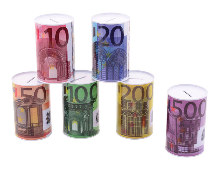 Spaarpot Euro L (15x22cm) afbeelding