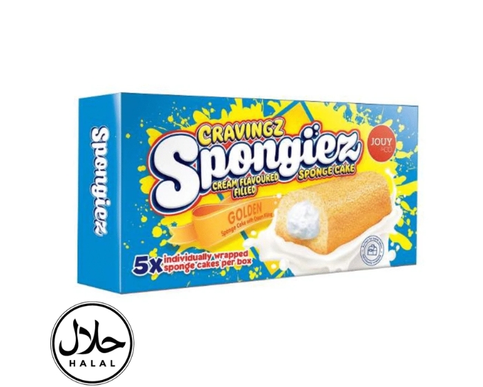 Cravingz Spongiez Cake Golden 40gr (5st) afbeelding