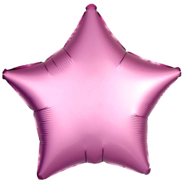 Folieballon Ster Matte Roze afbeelding