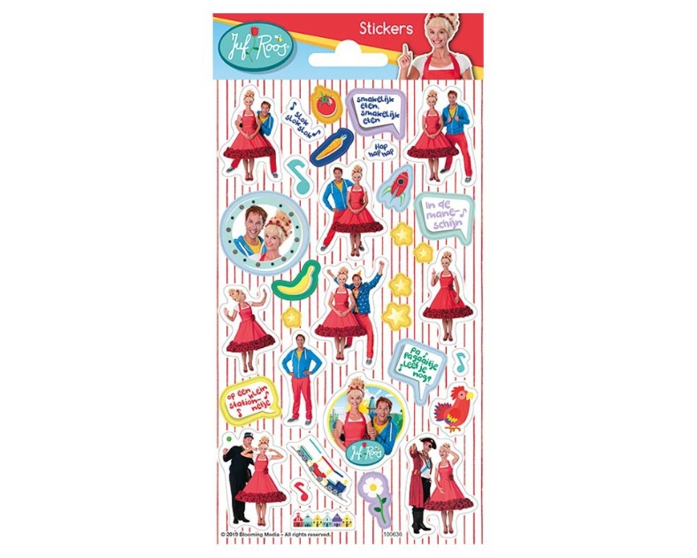 Stickers Juf Roos (33st) afbeelding