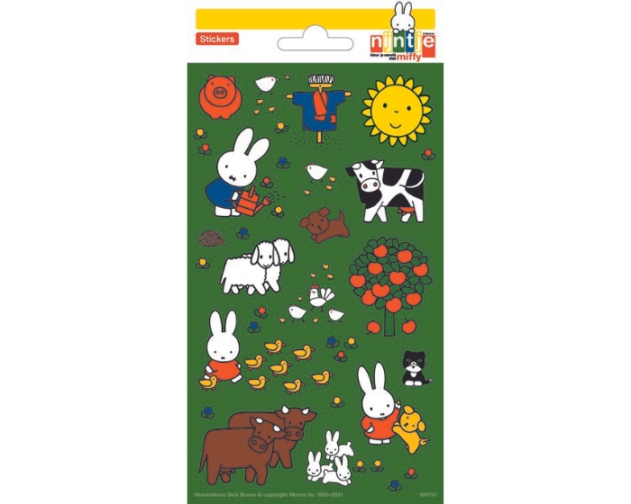 Stickers Nijntje Boerderij - 17 stuks afbeelding