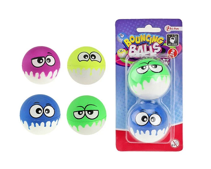 Stuiterbal Cartoon Ogen 5cm (2st) afbeelding
