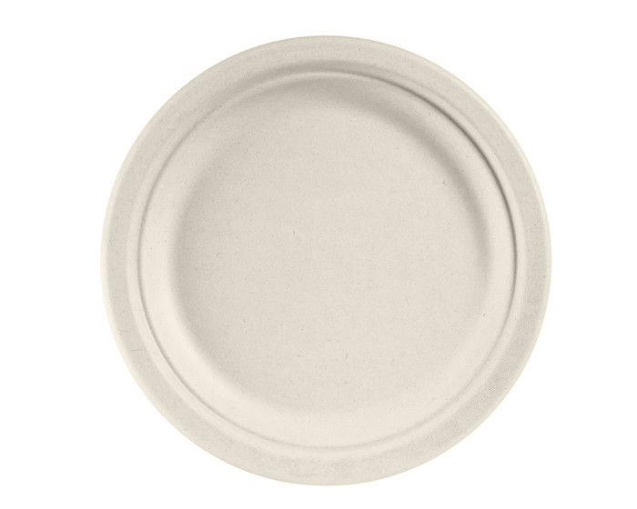 Bordjes - Suikerriet Bagasse - 18cm - 20 stuks afbeelding