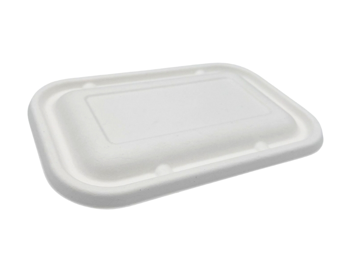 Deksel voor Bakken Suikerriet Bagasse - 750-1000ml - 50st afbeelding