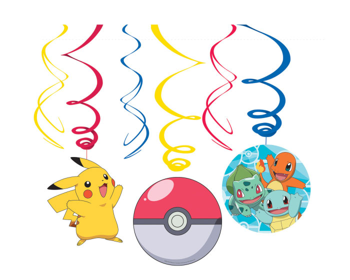 Swirls Pokemon (6st) afbeelding