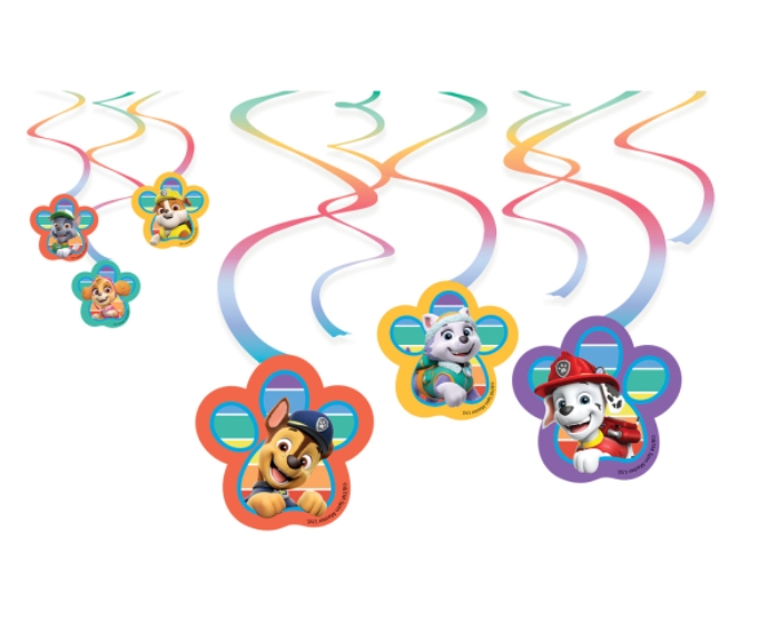 Swirl Paw Patrol Rainbow (6st) afbeelding