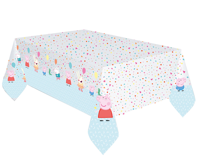 Tafelkleed Peppa Pig Confetti (120x180cm) afbeelding