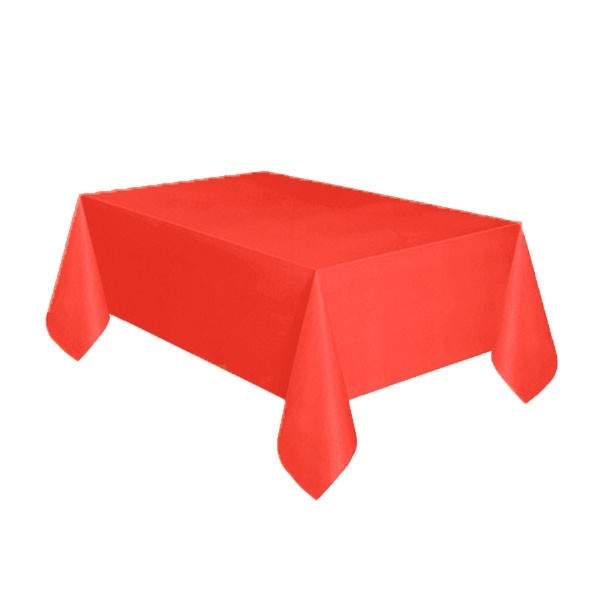 Tafelkleed Plastic Rood XL afbeelding
