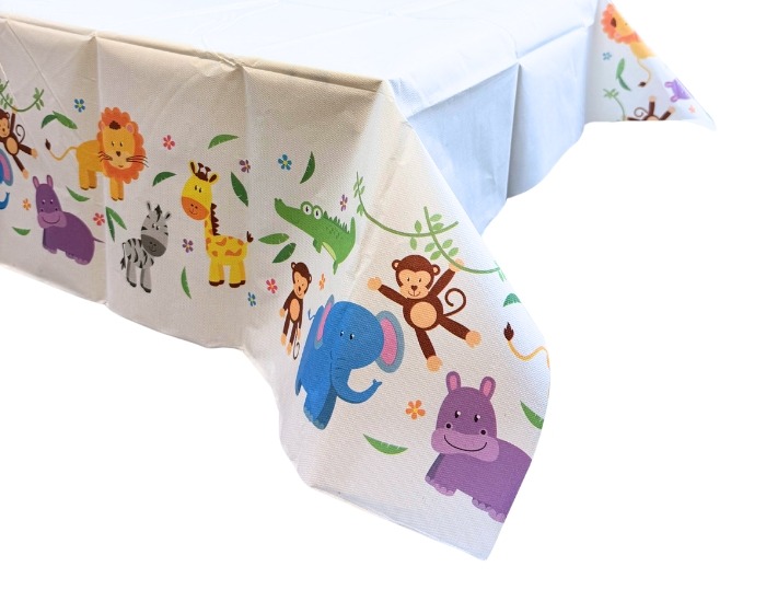 Papieren Tafelkleed Dieren - 120x180cm afbeelding