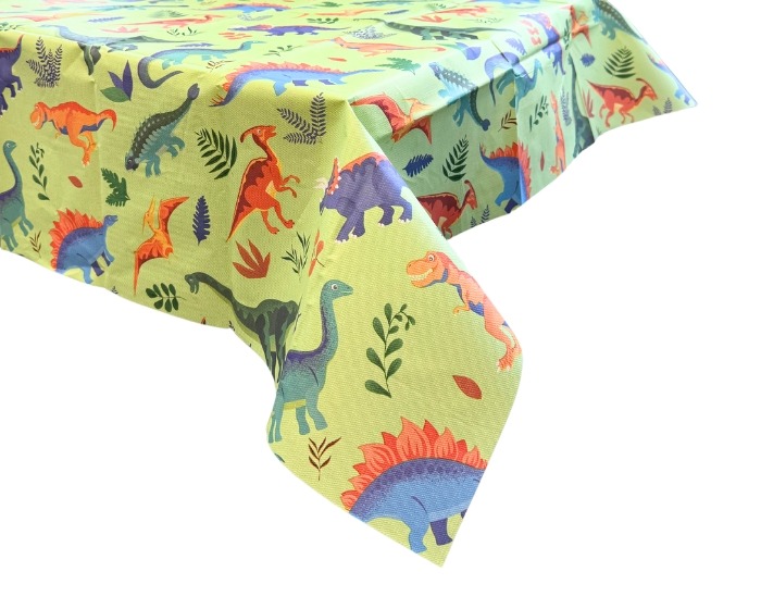 Papieren Tafelkleed Dino - 120x180cm afbeelding