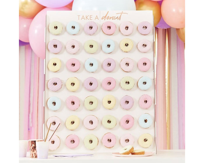 XL Donut Wall Roze Ginger Ray afbeelding