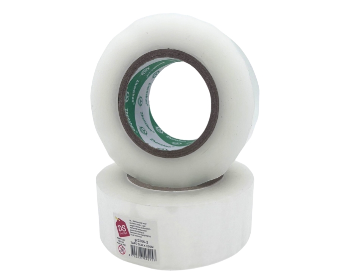 Verpakkingstape Transparant (5cmx200m) afbeelding