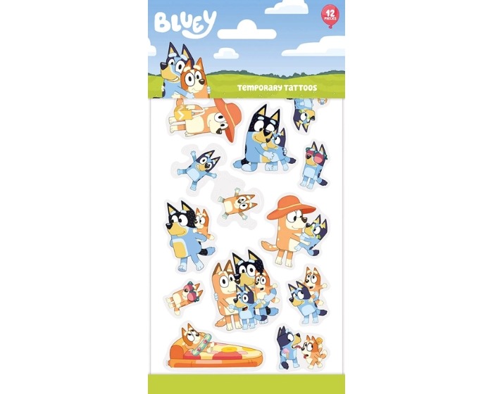 Tattoos Bluey - 12 stuks afbeelding