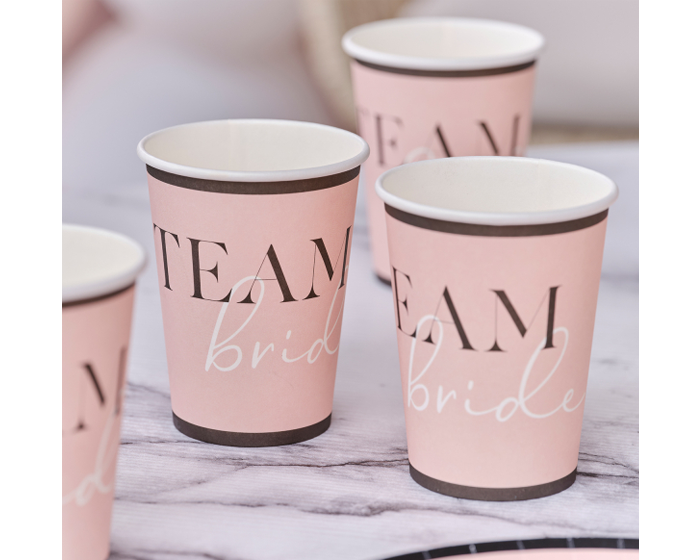 Bekers - Team Bride Ginger Ray - 8 stuks afbeelding