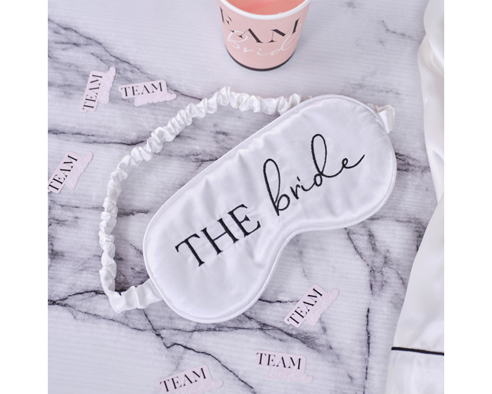 Slaapmasker The Bride Wit Ginger Ray afbeelding