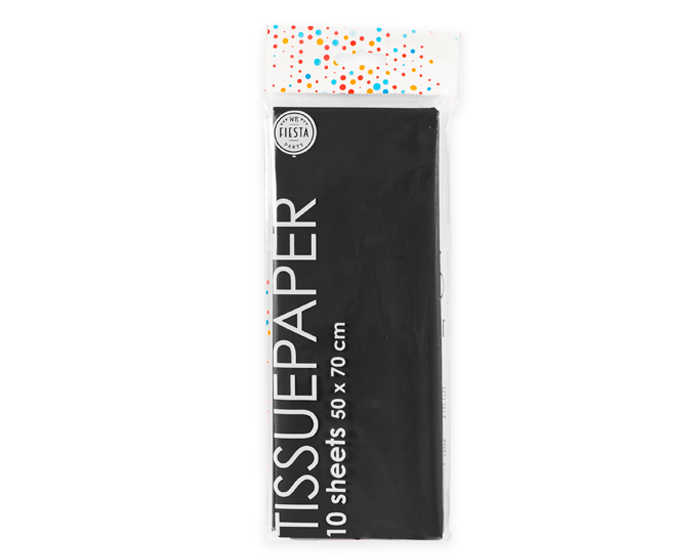 Tissue Papier Zwart (10st) afbeelding