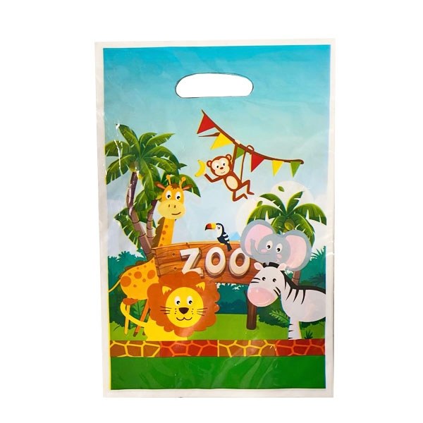 Uitdeelzakjes Jungle Dieren (12st) afbeelding