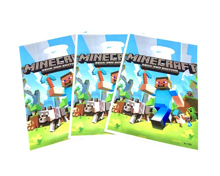 Uitdeelzakjes Minecraft - 12 stuks afbeelding