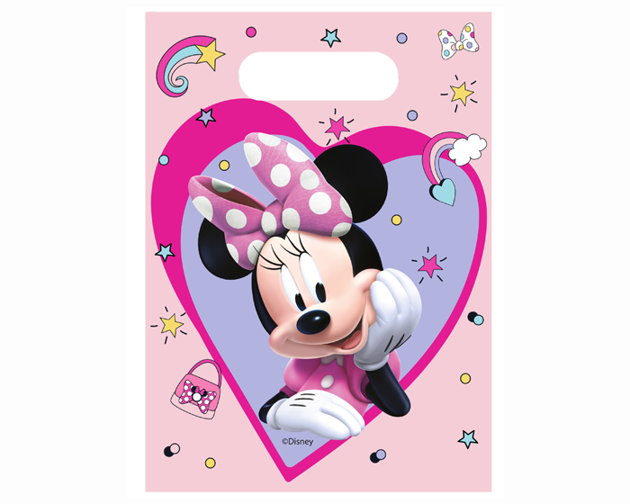 Uitdeelzakjes Minnie Mouse - 6 stuks afbeelding