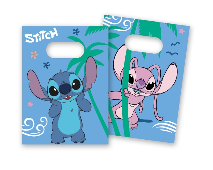 Papieren Uitdeelzakjes Stitch&Angel - 4 stuks afbeelding