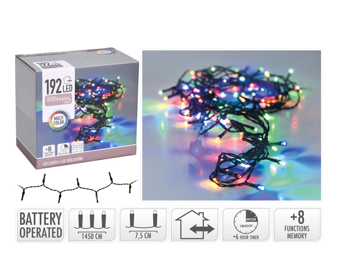 Verlichting 192LED Multicolor (14,5m) afbeelding