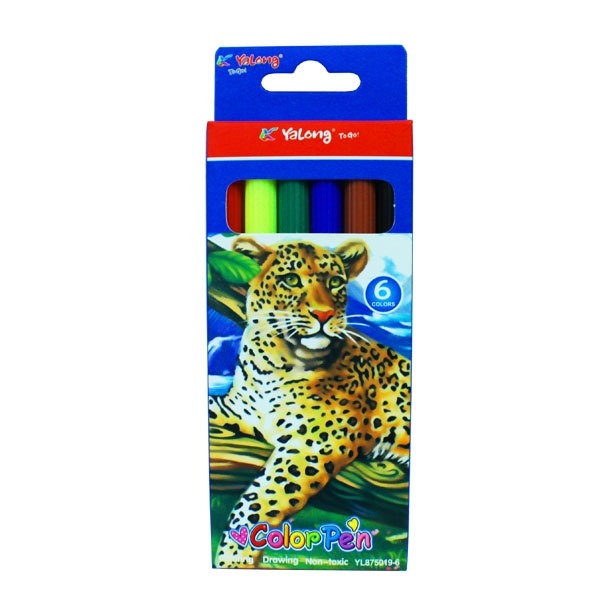 Viltstiften (6 kleuren) afbeelding