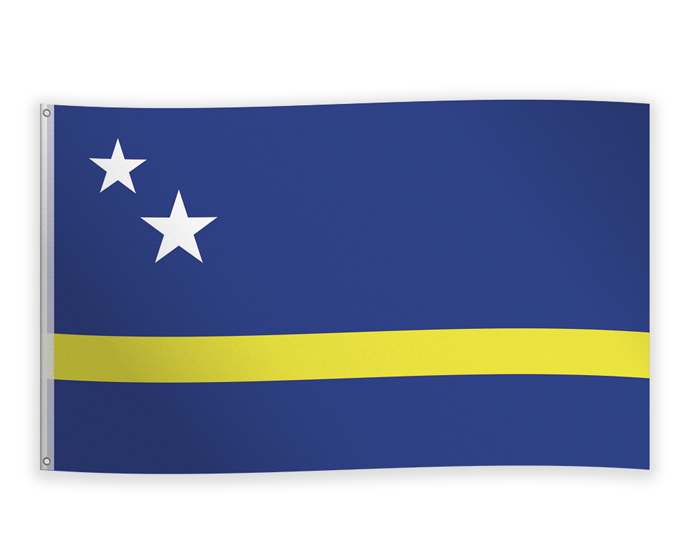 Vlag Curaçao (90x150cm) afbeelding