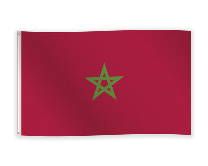 Vlag Marokko (90x150cm) afbeelding
