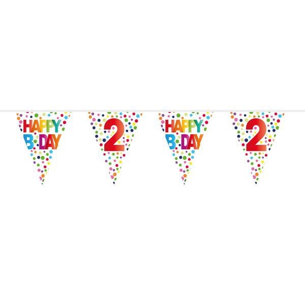 Vlaggenlijn Dots 2 Jaar 10m afbeelding
