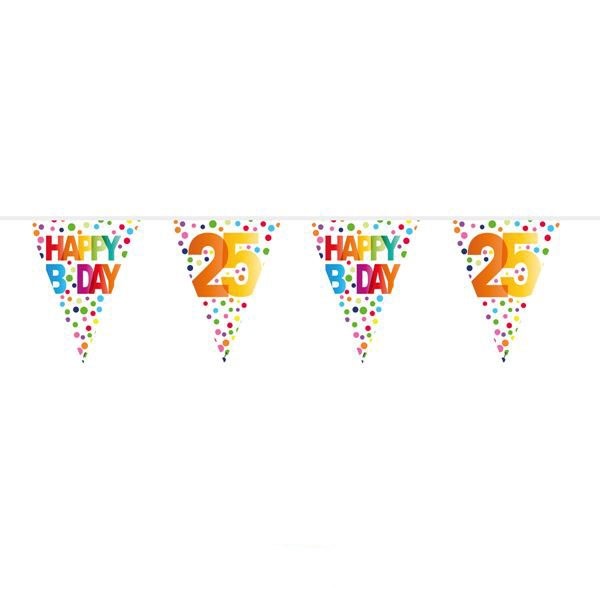 Vlaggenlijn Dots 25 Jaar 10m afbeelding