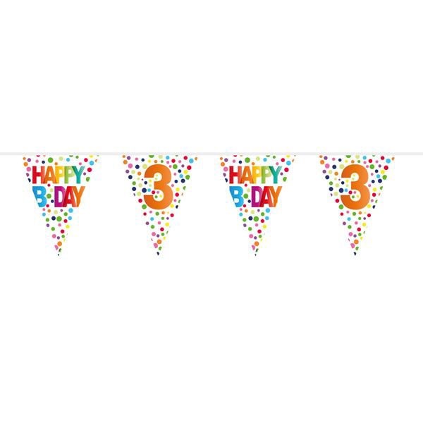 Vlaggenlijn Dots 3 Jaar 10m afbeelding
