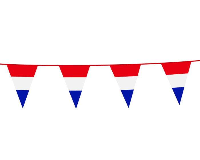 Vlaggenlijn Nederland - 10 meter afbeelding