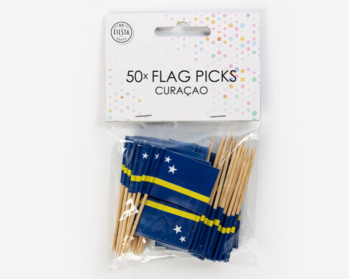 Vlagprikkers Curaçao (50st) afbeelding