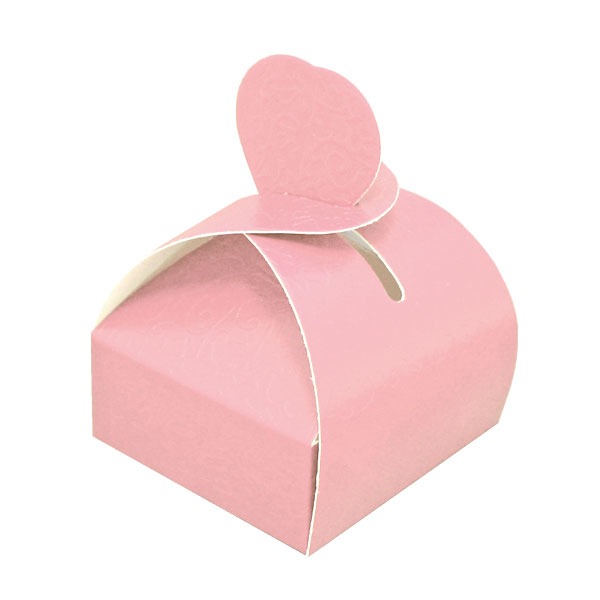 Vouwdoos Hart Relief Roze (50st) afbeelding