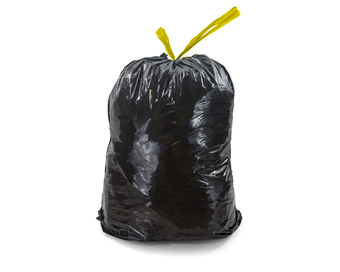 Vuilniszak met trekband 30L (20st) afbeelding