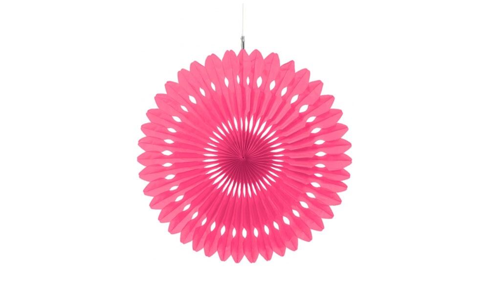 Deco Waaier XL Roze (2st) afbeelding