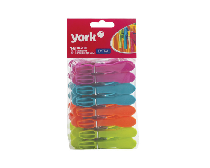 Wasknijpers Plastic York (16st) afbeelding