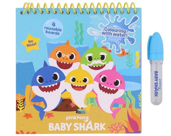 Water Kleurboek Baby Shark afbeelding