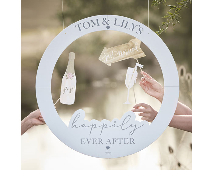Wedding Photobooth Frame Rond Ginger Ray afbeelding