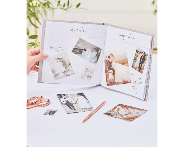 Wedding Planner Suede Grijs Ginger Ray afbeelding