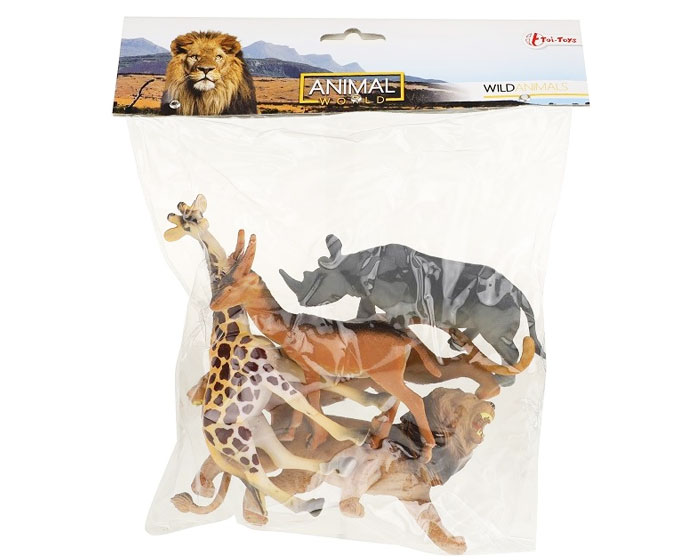 Animal World Wilde Dieren Toi-Toys (5st) afbeelding